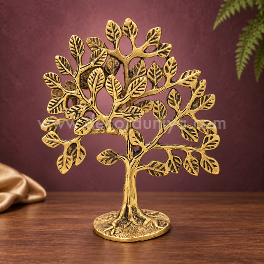 Kalpavriksha Tree | Divine Wish-Fulfilling Tree Brass Idol | Decor Duniya Brass Idols | Pooja & Home Décor – RBN44