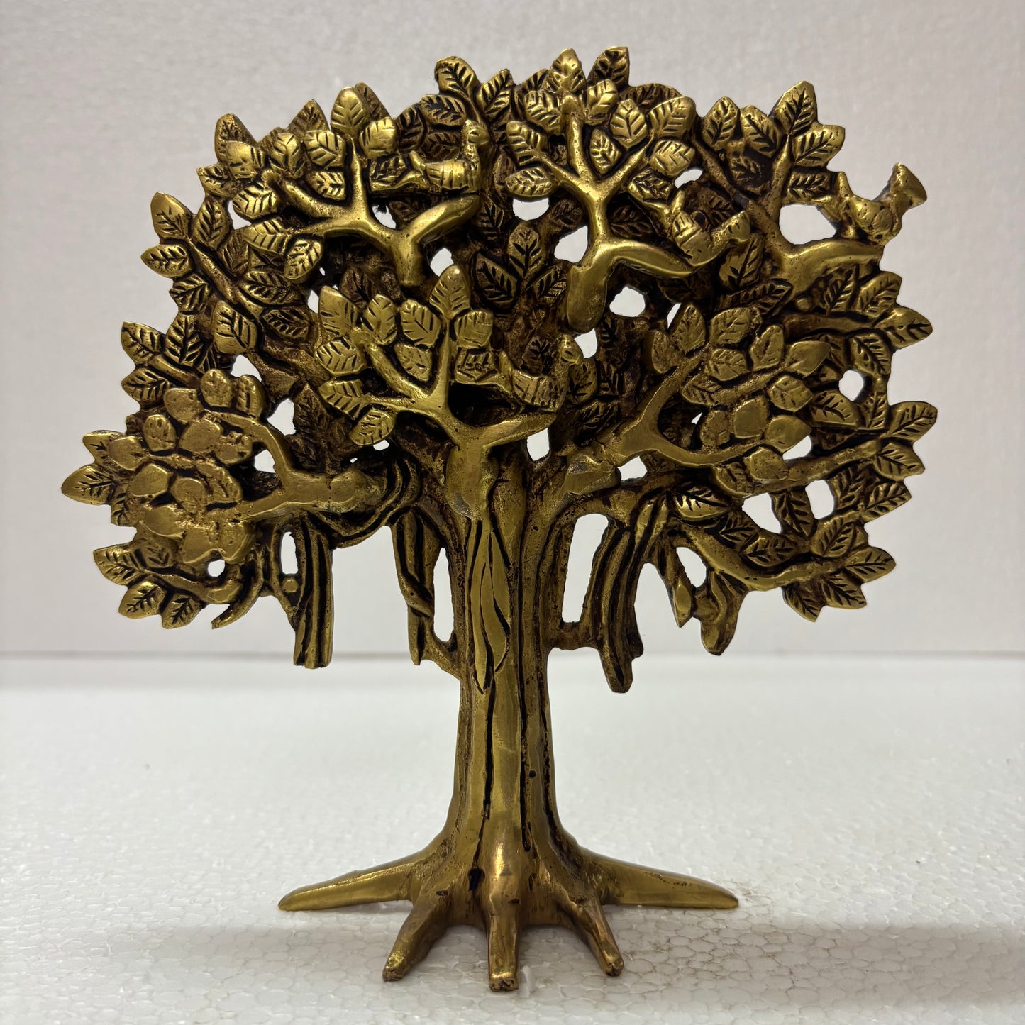 Kalpavriksha Tree | Divine Wish-Fulfilling Tree Brass Idol | Decor Duniya Brass Idols | Pooja & Home Décor – RBN45