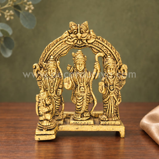 Ram Darbar | Lord Rama, Sita, Lakshmana & Hanuman Brass Idol | Decor Duniya Brass Idols | Pooja & Home Décor – RBN52