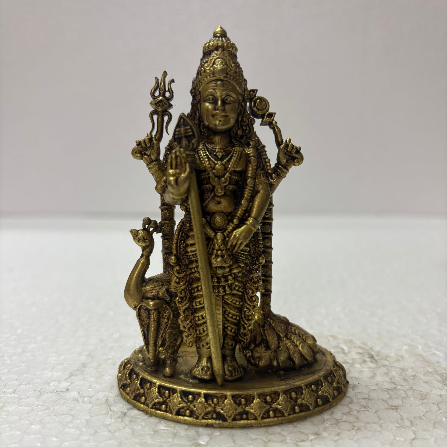 Lord Murugar | Lord Murugan Brass Idol | Decor Duniya Brass Idols | Pooja & Home Décor – RBN60