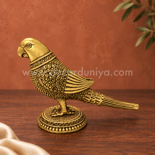 Parrot | Kili Brass Idol | Decor Duniya Brass Idols | Pooja & Home Décor – RBN64