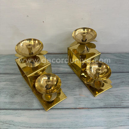 2 Step - Brass Diya - RBS1-c