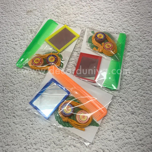 Small Mirror and Comb with Sumangali Set - 20 Nos Pack - RG1