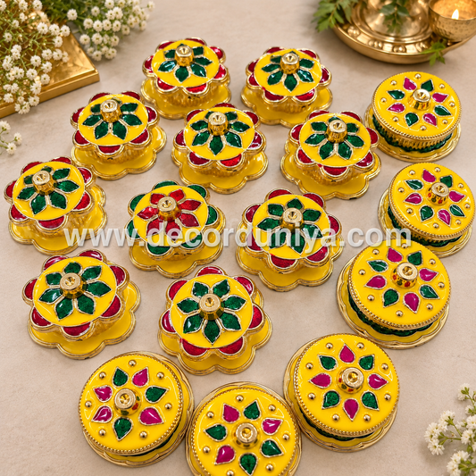 Meenakari Kum Kum Holder - RGS24-C