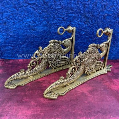 Brass peacock Wall Bracket - RJ2