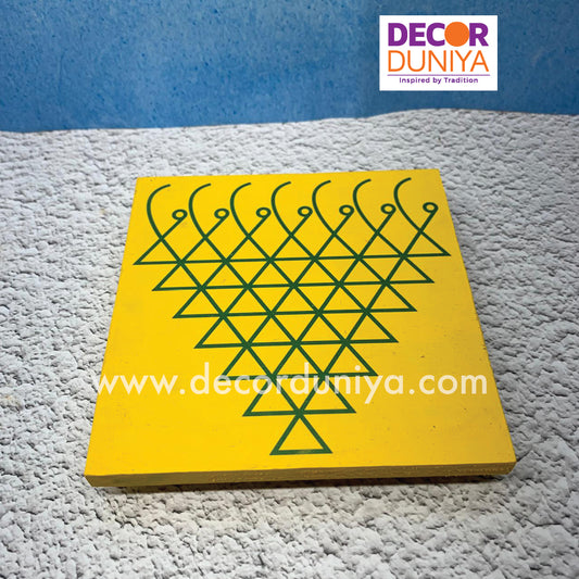Wooden Saraswathi Kolam Manai - S6Y-C