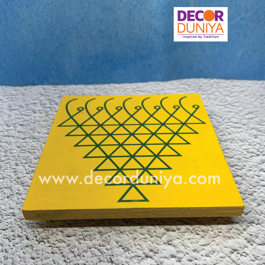 Wooden Saraswathi Kolam Manai - S6Y-C