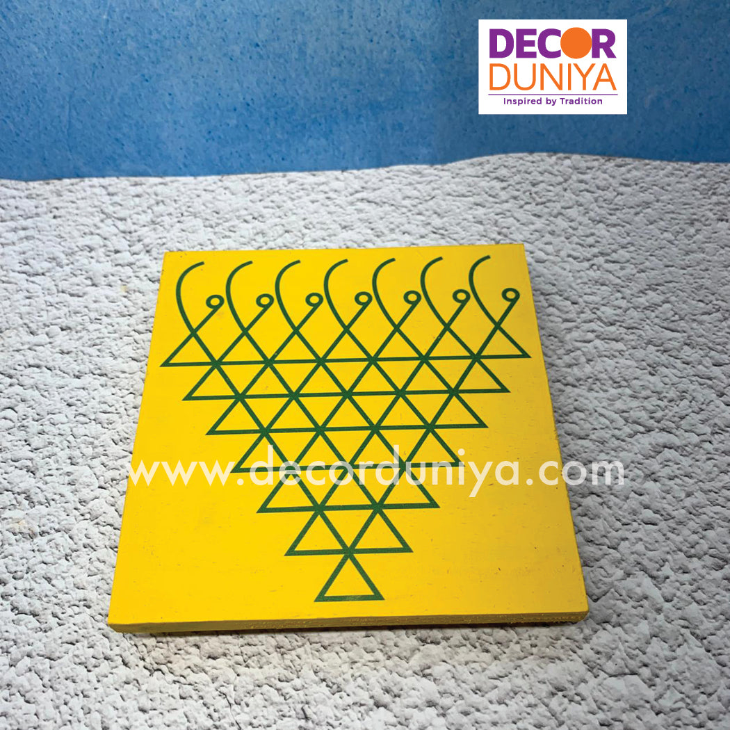 Wooden Saraswathi Kolam Manai - S6Y-C