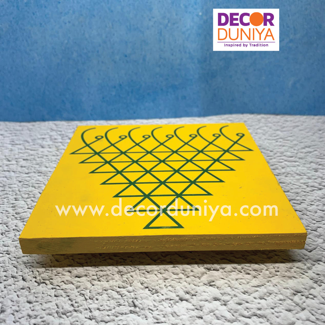 Wooden Saraswathi Kolam Manai - S6Y-C