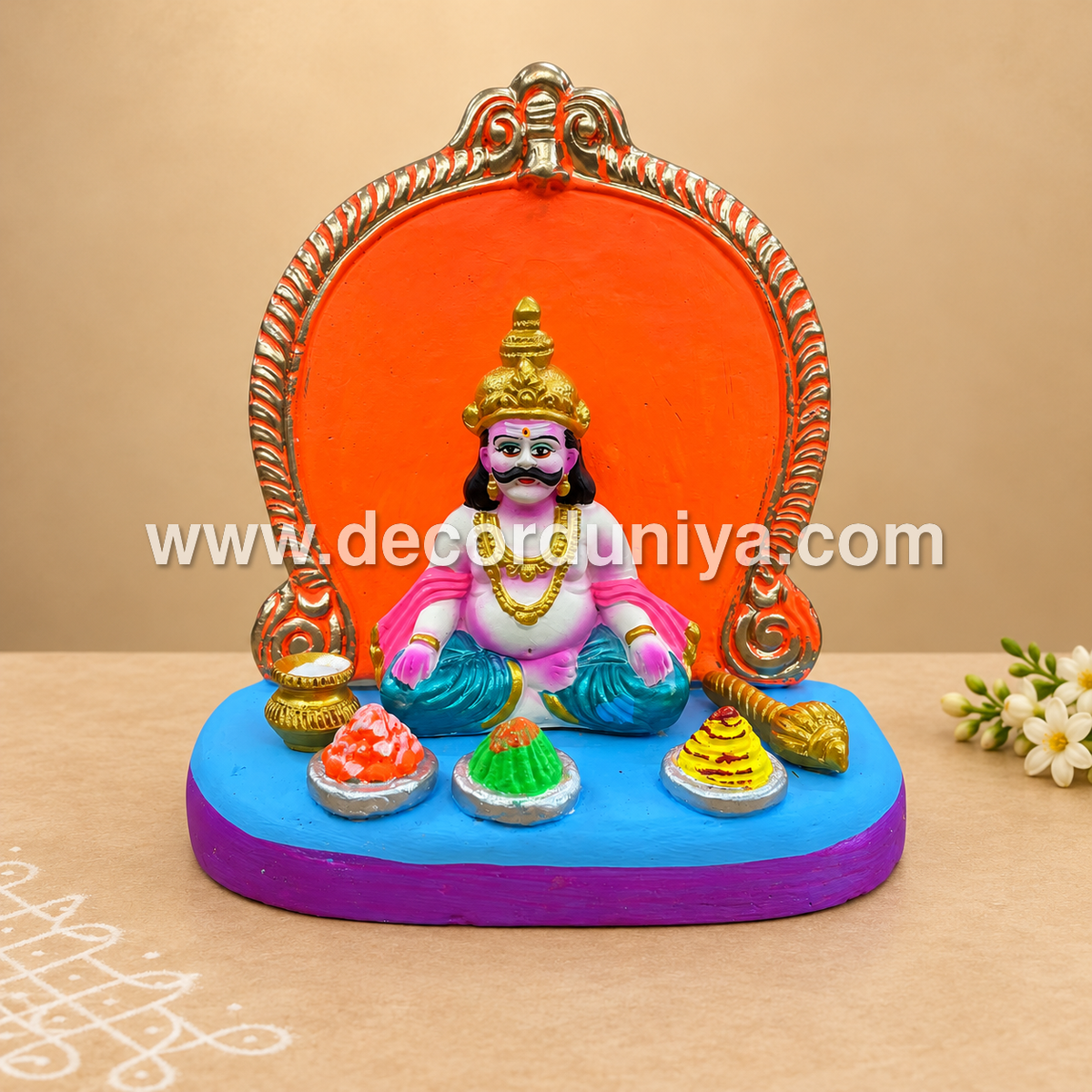 Kumbakarnan Viruthu | Decor Duniya Golu Doll | Navaratri Golu Dolls - SAP501