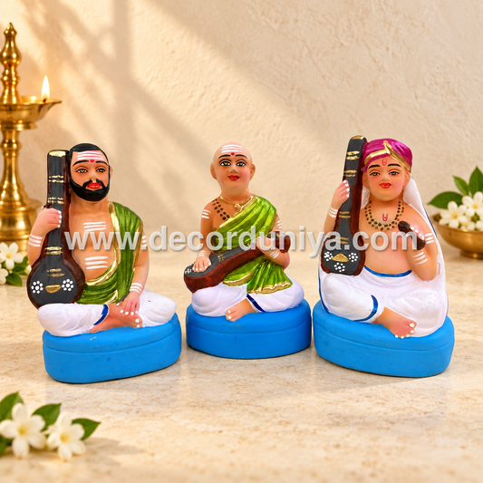 Sangeetha Mummoorthigal | Decor Duniya Golu Doll | Navaratri Golu Dolls - SAP81