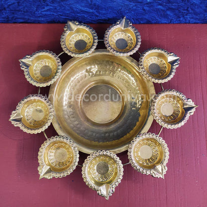 Brass Urili with Vilakku - SB30