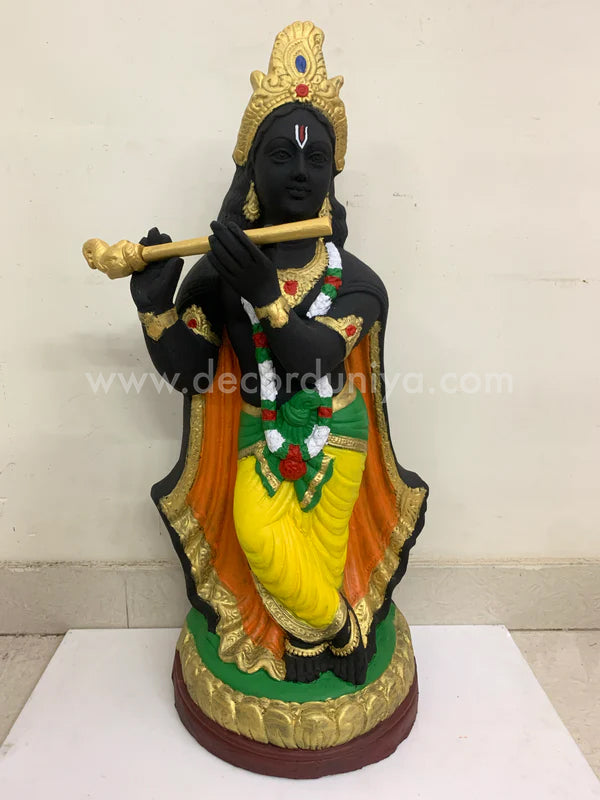 Sri Krishna Handcrafted Clay with Color - SKC02