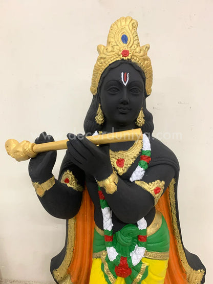Sri Krishna Handcrafted Clay with Color - SKC02