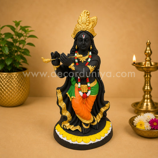 Sri Krishna Handcrafted Clay with Color - SKC05