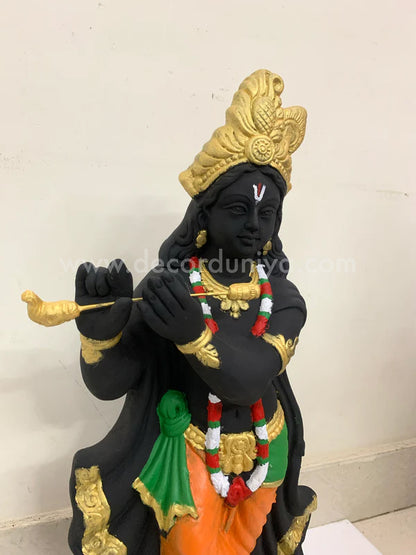 Sri Krishna Handcrafted Clay with Color - SKC05