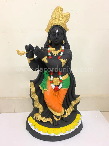 Sri Krishna Handcrafted Clay with Color - SKC05