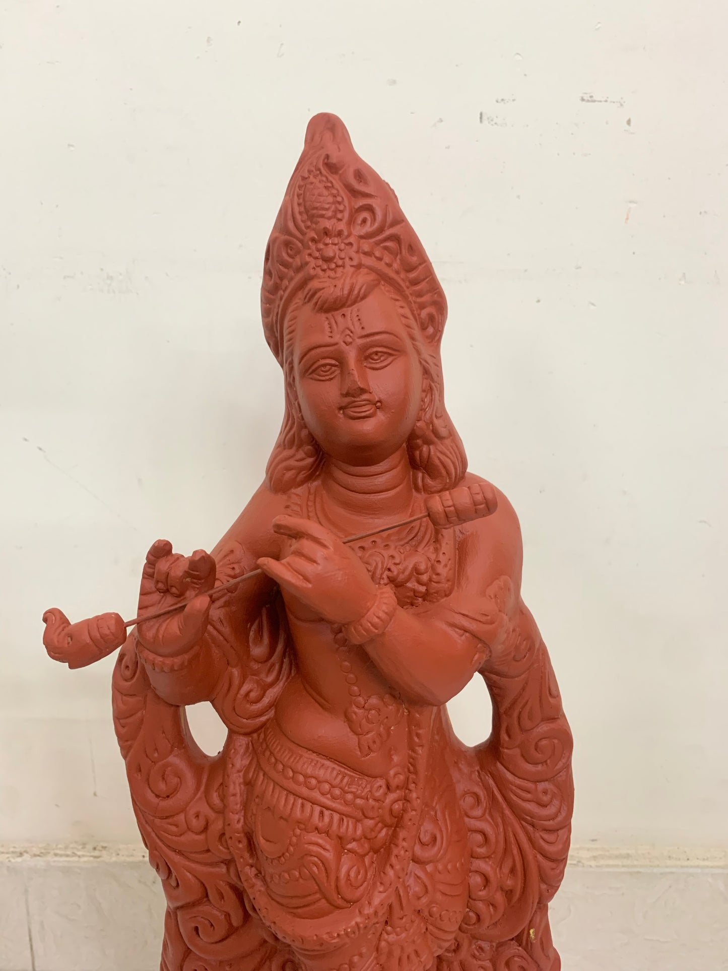 Sri Krishna Handcrafted Clay with Natural - SKT03