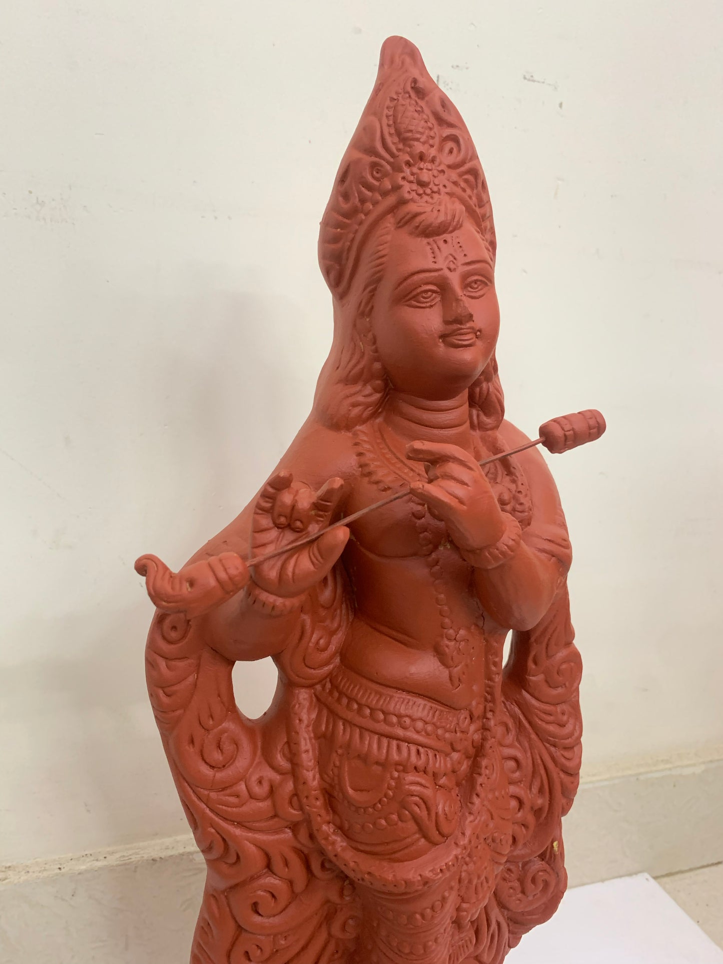 Sri Krishna Handcrafted Clay with Natural - SKT03