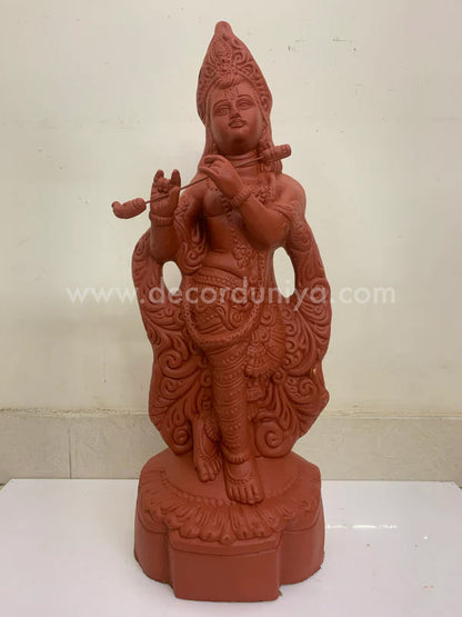 Sri Krishna Handcrafted Clay with Natural - SKT03