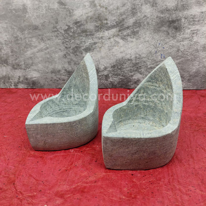 Soapstone Mada Vilakku, Ma Kal Mada Vilakku - Set of 2 Pcs - SV03