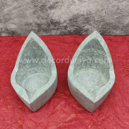 Soapstone Mada Vilakku, Ma Kal Mada Vilakku - Set of 2 Pcs - SV03