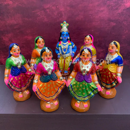 Krishna Gopika Set - TK54
