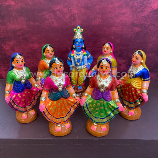 Krishna Gopika Set - TK54
