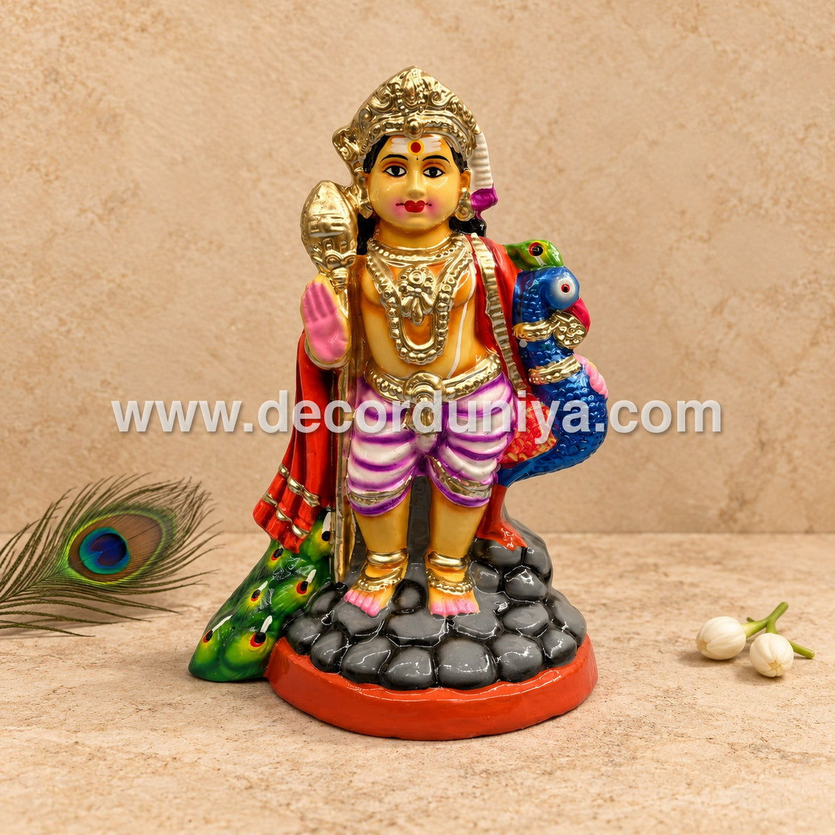 Murugar | Golu Bommai | Decor Duniya Golu Dolls | Navaratri Golu Bommai - TK77-PR