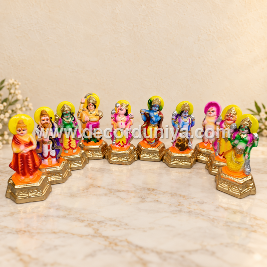 Dasavatharam Set | Decor Duniya Golu Doll | Navaratri Golu Dolls - TKC02