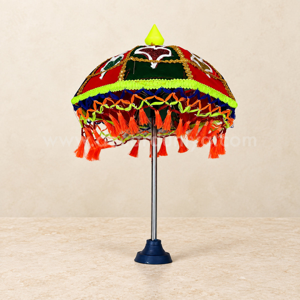 Decorative Handmade Vinayagar Ganesha Umbrella for Decoration - U3