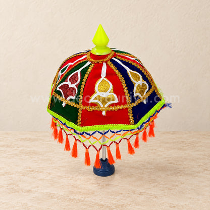Decorative Handmade Vinayagar Ganesha Umbrella for Decoration - U3