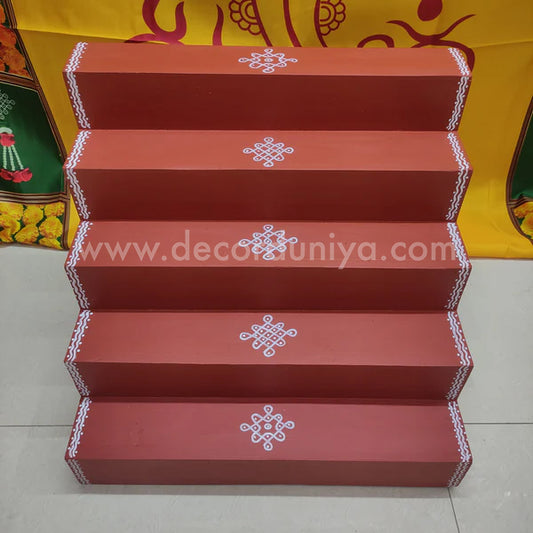 5 Step | Golu Padi | Vigraham Stand | Fixed Model | - GP01