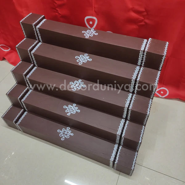 5 Step - Golu Padi - Vigraham Stand with 5 Step Diya Padi - VS21