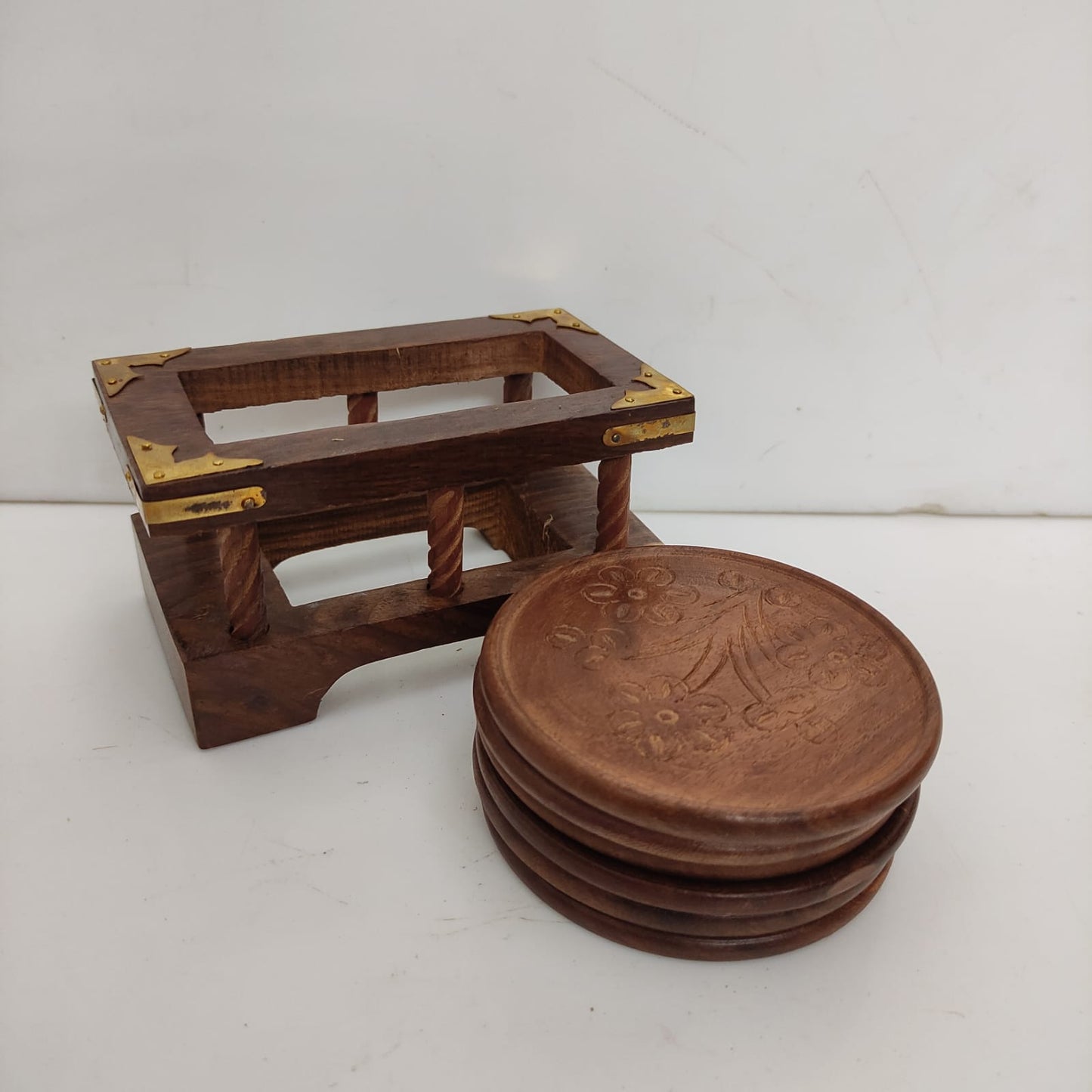 Wooden Tea Coasters - WTC0006