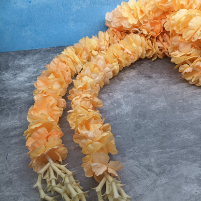 Light Orange Flower Thoranam - PFT02 - pack of 2-C