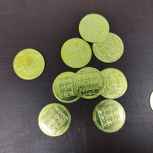 Lakshmi Kubera Coins - 11 pcs set - KC1-c