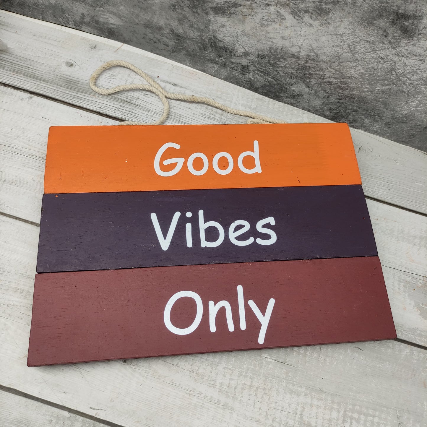 Good Vibes Only - Wooden Wall Hangings - GVO2