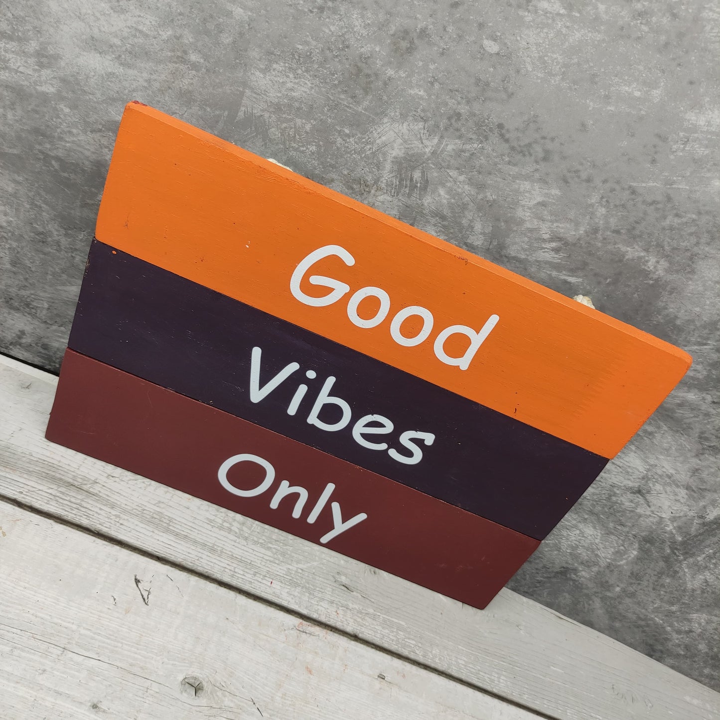 Good Vibes Only - Wooden Wall Hangings - GVO2