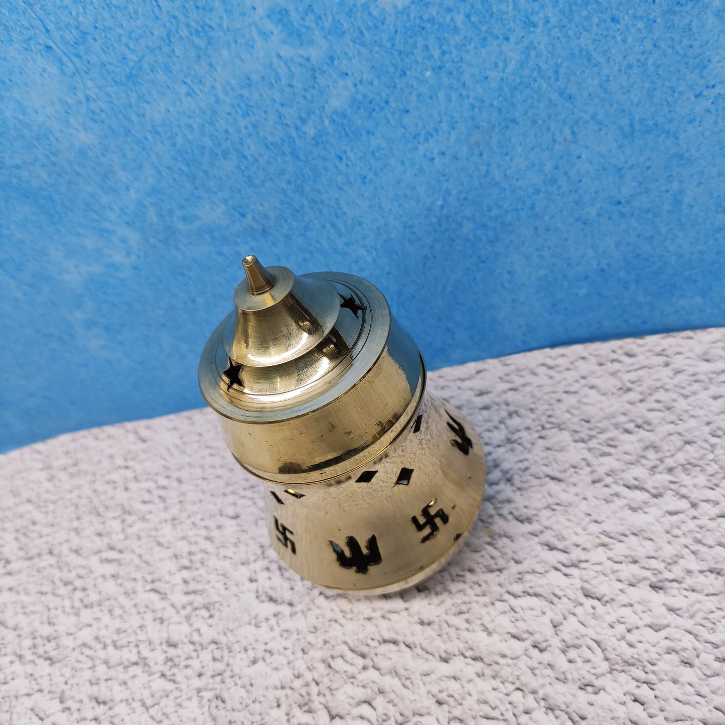Brass Camphor Diya Diffuser - SB5-c