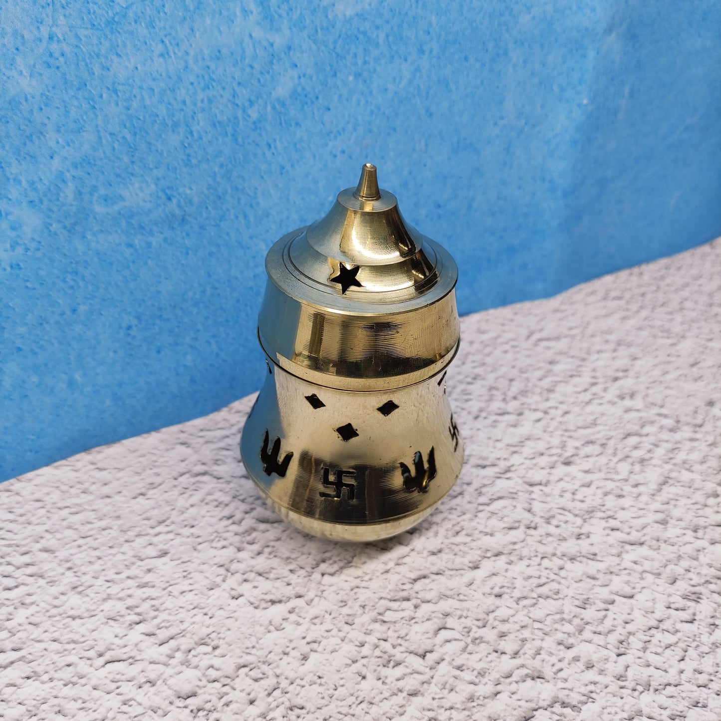 Brass Camphor Diya Diffuser - SB5-c