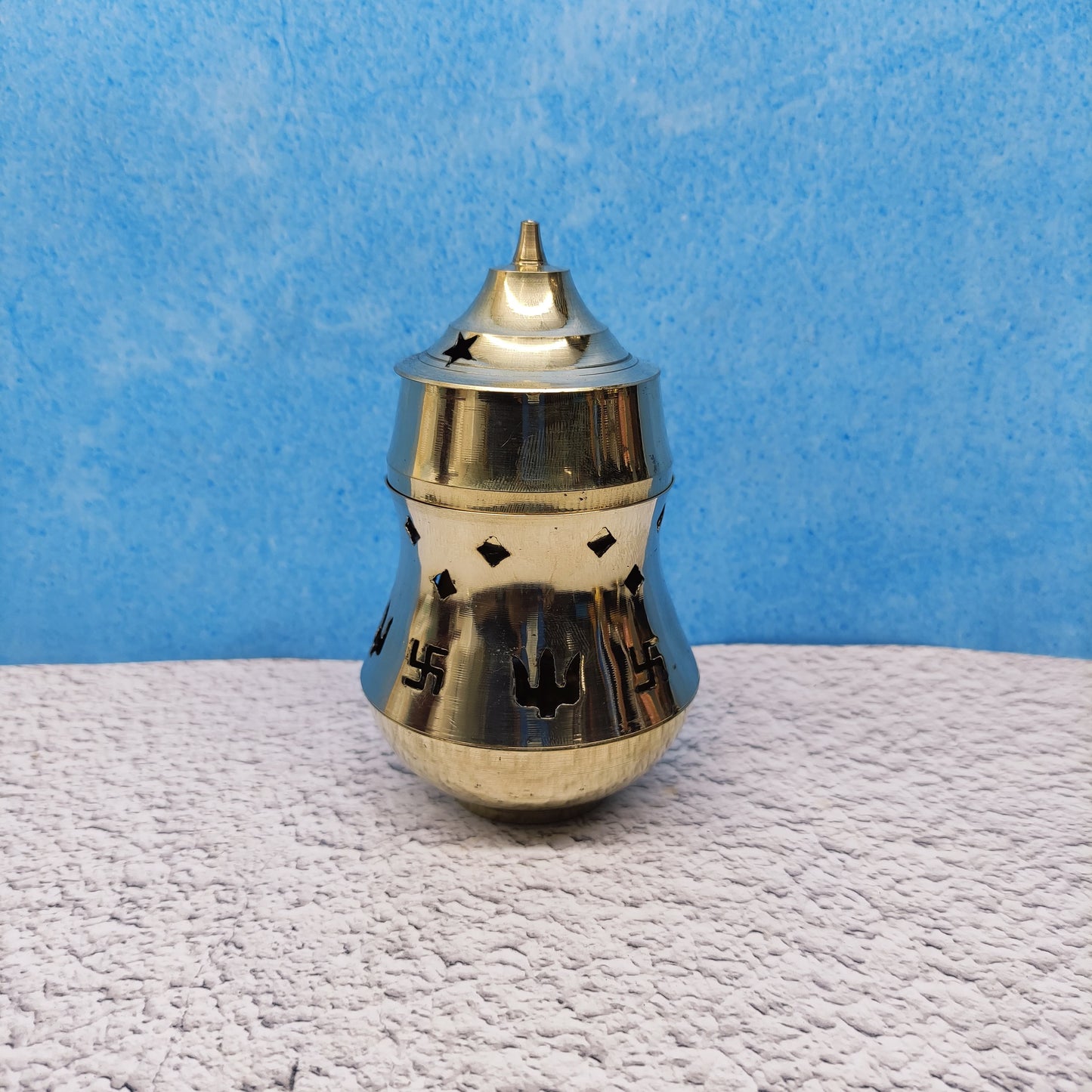 Brass Camphor Diya Diffuser - SB5-c