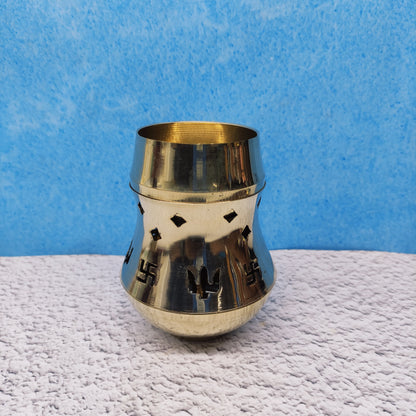 Brass Camphor Diya Diffuser - SB5-c