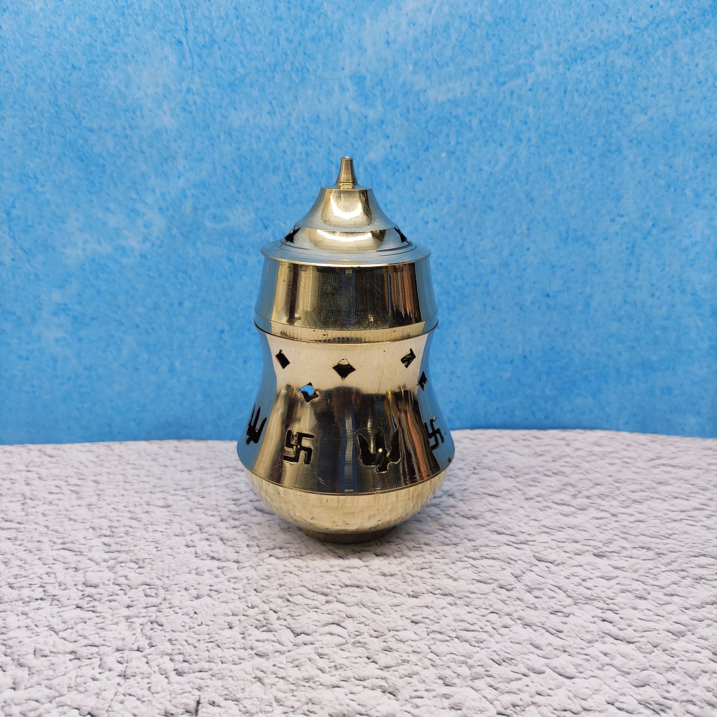 Brass Camphor Diya Diffuser - SB5-c