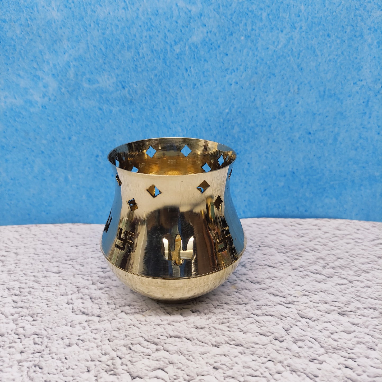 Brass Camphor Diya Diffuser - SB5-c