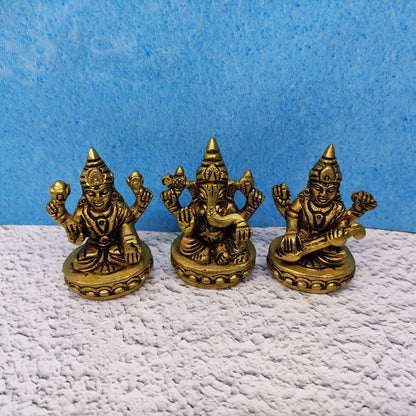 Lakshmi Ganesha Saraswathi  - SB44-c