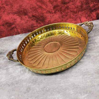 Brass Round Tray - SB26-c