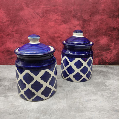 Ceramic Jar - Set of 2 Pcs- CJ2