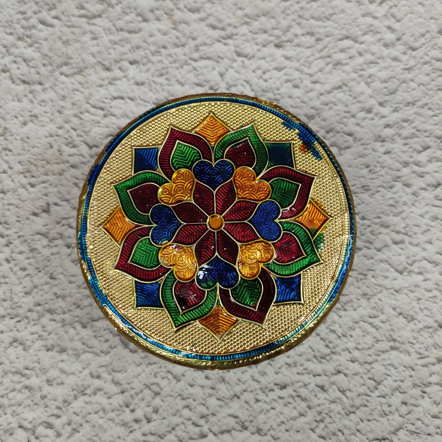 Meenakari Poori Box - MKB1