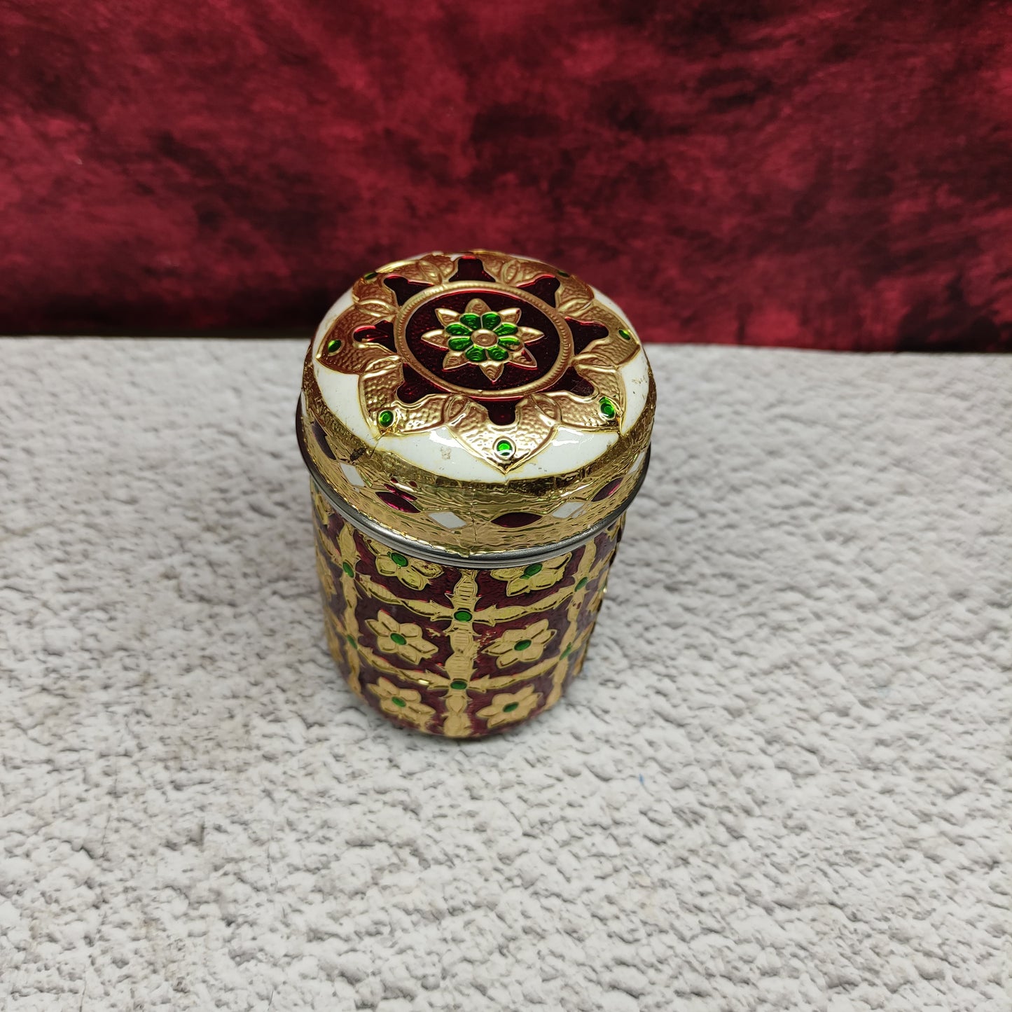 Meenakari Container - MKB3